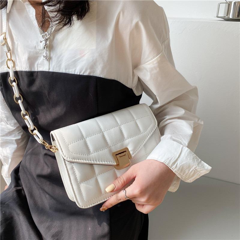 Spring Fashion Small Bag Women's Popular New Trendy Chain Crossbody Portable Embroidery