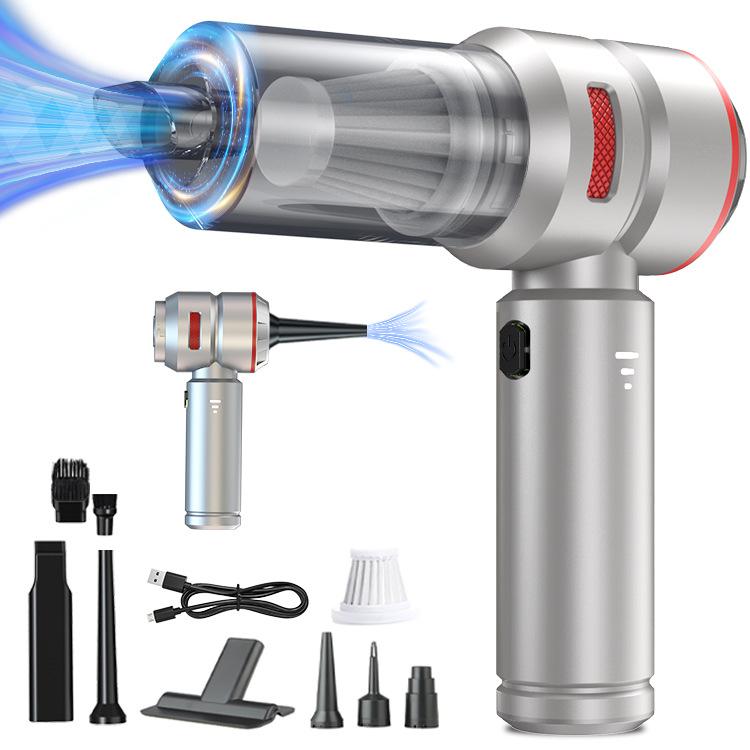 

Автомобильный пылесос ручной бесщеточный высокой мощности для удаления пыли и накачивания интегрированный с большой силой всасывания двухцелевой мини-воздуходувка для пыли в автомобиль