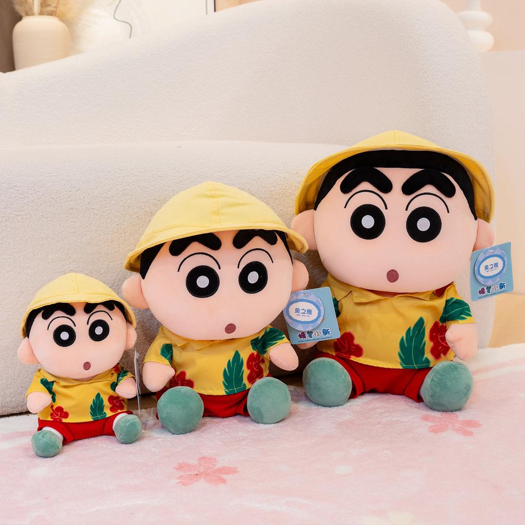 22/30/40cm Summer Funny Crayon Shin-chan Plushies Stuffed Anime Vacation Shin Chan Plush Toy Birthday Gifts Girl Child