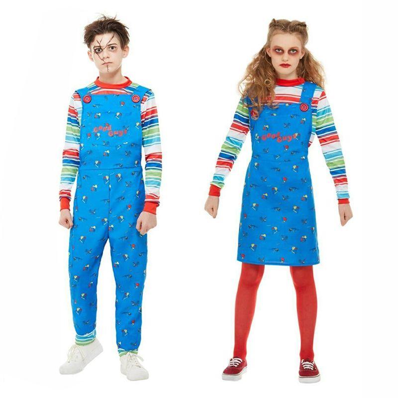 Adorable Child's Play Licensed Chucky Costume For Halloween Kids Fancy Dress
