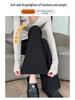 Women's Faux Two-Piece Micro-Flare High-Waisted Slimming Horseshoe Pants - Spring/Summer 2026