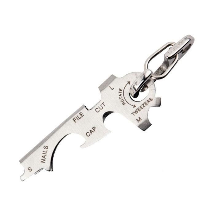 8-in-1 Multifunction Tool Keychain with Bottle Opener, Screwdriver and Others