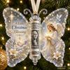 Weihnachts-Acryl-Schmetterlingsmuster Geldhalter-Röhre Hängende Ornamente Schneemann Rentier Weihnachten Dekor Geschenk