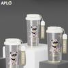 APLO Pink Diamond Bear Insulated Coffee Mug