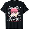 Ferret Design, Just A Girl Who Loves Ferrets T-Shirt