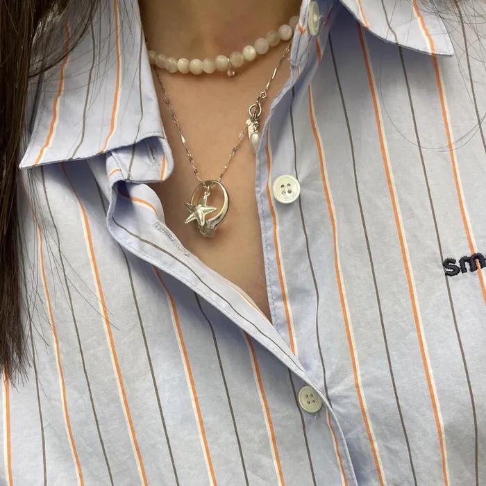 At The Ocean Nacre Necklace