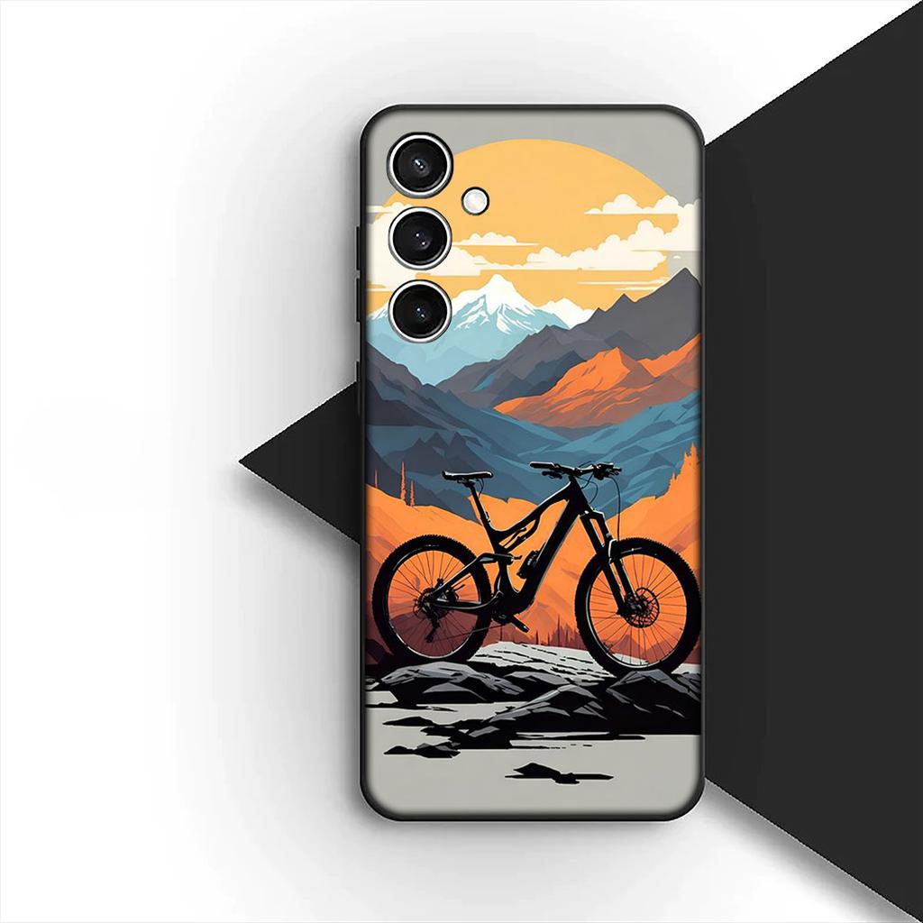 Cover for Motorola Moto G22 G23 G32 G53 G60 G13 G64 G20 G8 G9 Plus Power E13 E20 E32 Phone Case Mountain Bike Car Cycling Art