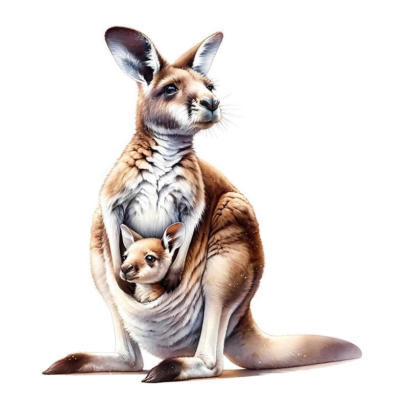 

Car Sticker Kangaroo Animal Waterproof Styling Automobiles Motorcycle Exterior Accessories Vinyl Decals TM384 13.5x15cm