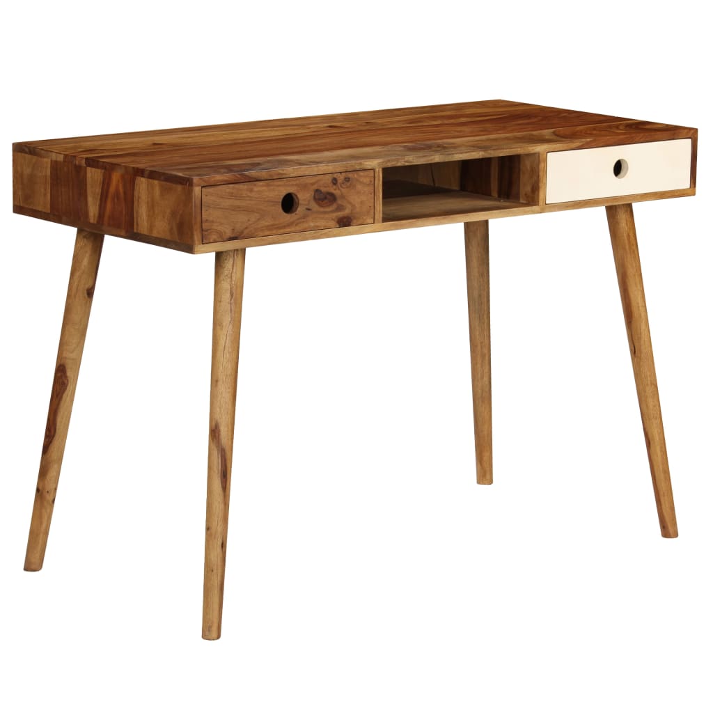 Desk 110 x 55 x 76 cm Solid Acacia Wood
