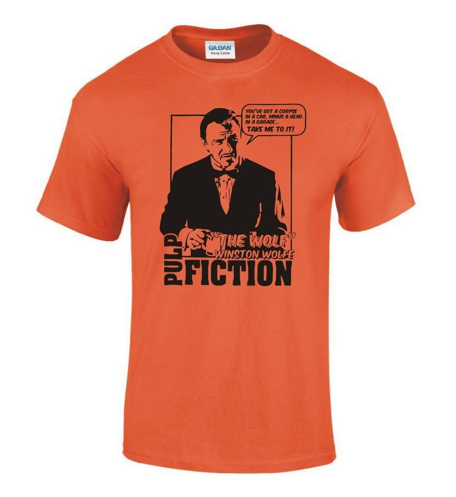 Inspiriert von Pulp Fiction Winston Wolfe Der Wolf T-Shirt