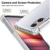 TPU Gjennomsiktig Telefondeksel for Sony Xperia 1 VI V 5 IV 10 III II Beskyttelsesdeksel Støtsikkert Fundas Capa Coque