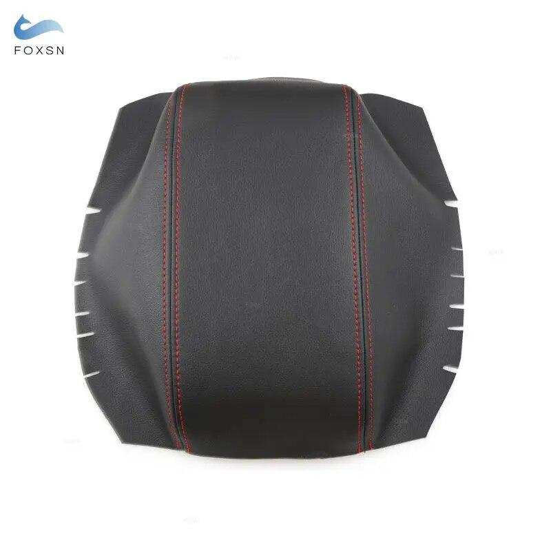 Soft Leather Armrest Cover For Hyundai Veracruz Microfiber Leather Center Control Armrest Box Cover Sticker Trim Accessories