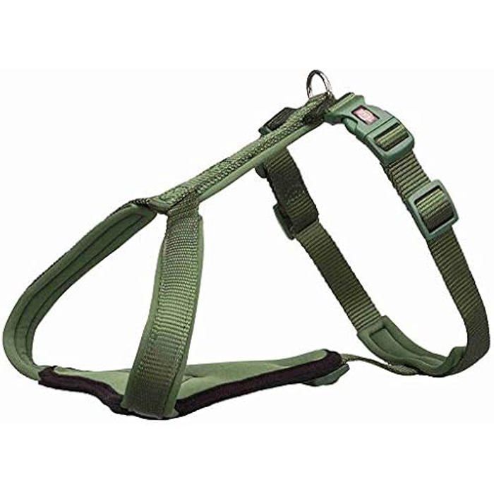 Harnais - TRIXIE - Y Premium - Rembourré en néoprène - Réglable - Couleur Verdeselva