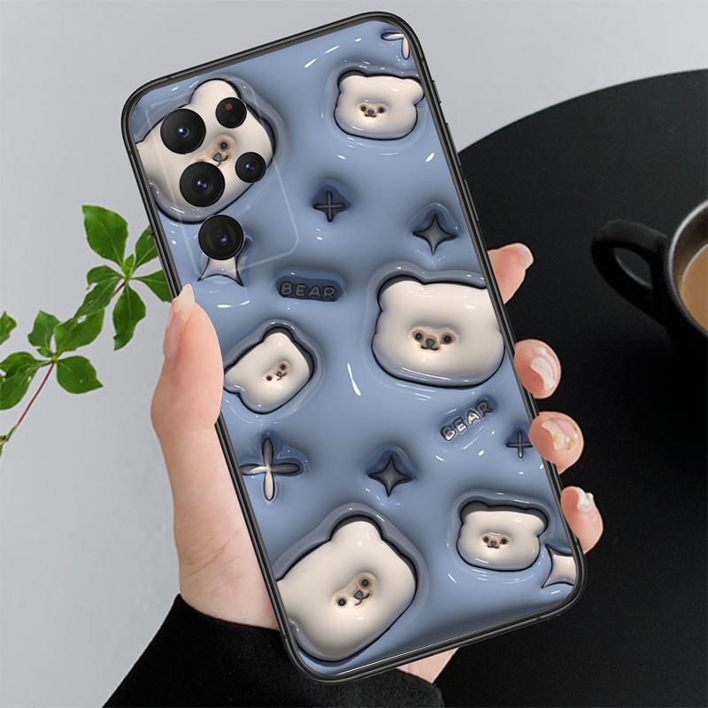 

Phone Case For Samsung A55 A16 A56 A36 A35 A15 A53 A54 A33 A34 A25 A05S A52 A52S A14 A26 A71 Cute Bear Panda Fruit Rabbit A15