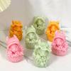 Cauliflower Rabbit Silicone Mold for Handmade Desktop Decor Gypsum Epoxy Resin Aroma Candle Mould for Home Decoration