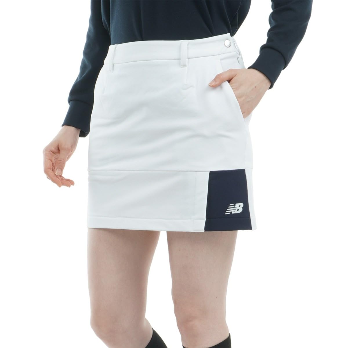 

Golf Skirt 1 [New Balance] (Stretch/Water Repellent) / Women s / 012-4234507 030_White [M]