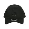 Kšiltovka New Era pro muže a ženy 9FORTY Klobouk MLB Major League Baseballová kšiltovka Unisex Logo Značka Los Angeles Dodgers Essential Celá černá Jedna velikost 12052000