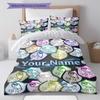 Sheffield Wednesday Football Club Custom Name Pattern Bedding,Quilt Set Quilt Cover Pillowcase Home Birthday Gift(1 * Duvet Cover + 2 * Pillowcase, Wi