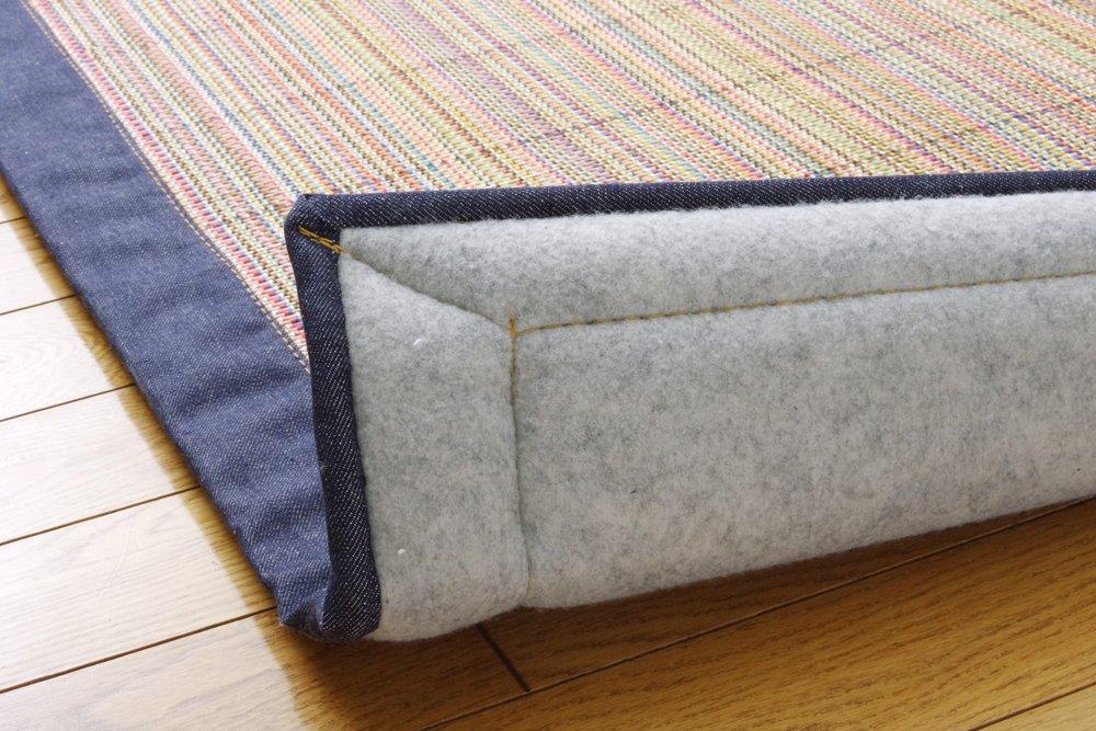 Ikehiko Bamboo Rug Carpet 2 Tatami Simple 180 x 180 cm "DDX Rio" Approx.