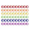 Colorful Spiral Metal Stitch Markers for Knitting & Crochet Projects
