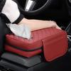 Arm Rest Cover For Car Automotive Interior Accessories With Tissue Box Slot Car Armrest Storage Box For SUV RV Truck Sedan