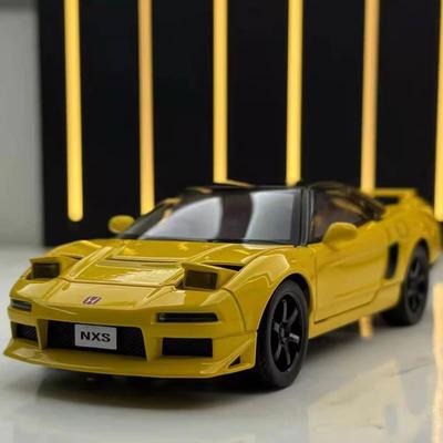 1:Simulační měřítko Honda NSX Coupe Alloy Mini auto odlévané kovovým modelem Kolekce zvuků a světel Dětský Toy Boy Dárek Trendy Ornamenty