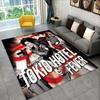Rock Band Tokio Hotel Bill Kaulitz Teppich Läufer für Schlafzimmer Wohnzimmer Sofa Spielzimmer Fußmatte Heimdekoration, Kinderbereich Teppich Rutschfest