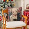 My Hero Academia Himiko Toga Pillow Case Silky Elegant Comfort Sofa Bed Invisible Zipper