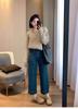 Plus Size High Waist White Jeans for Pear Shape Women - Loose, Slimming, Cropped, Straight Wide Leg Pants