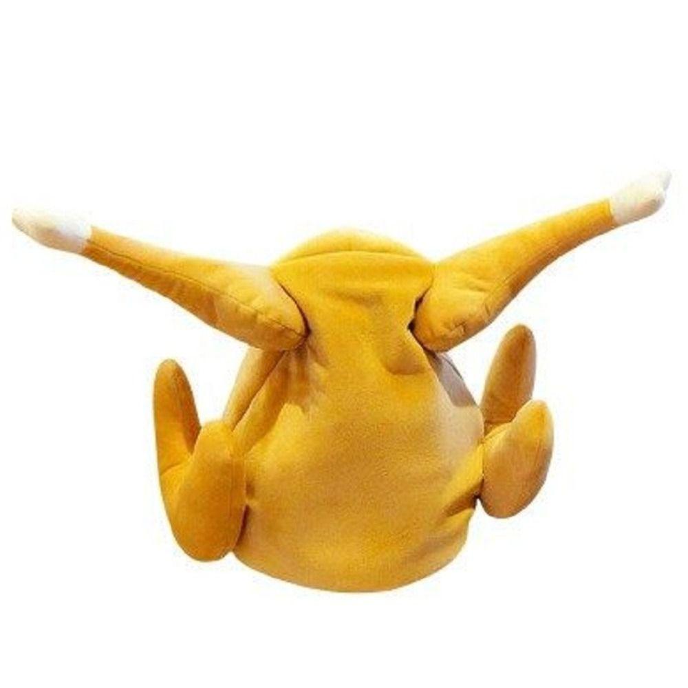 

Плюшевая шляпа жареного цыпленка, подвижная, двигающаяся шляпа индейки, креативная шляпа танцующей индейки, унисекс