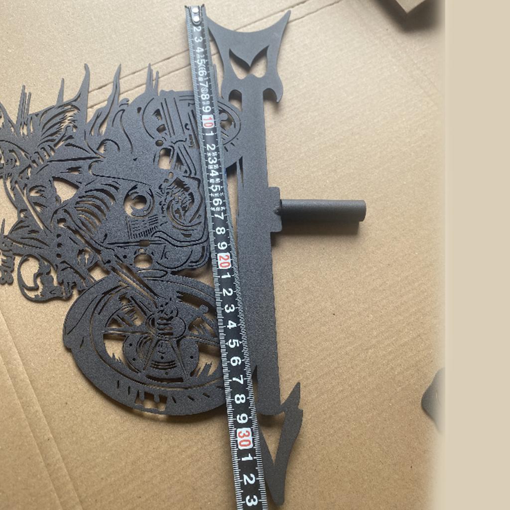 Dekorativní železná větrná korouhvička Větrná korouhvička Ideální pro střechy a venkovní zahradní dvorní dekoraci Nástroj pro určení směru větru