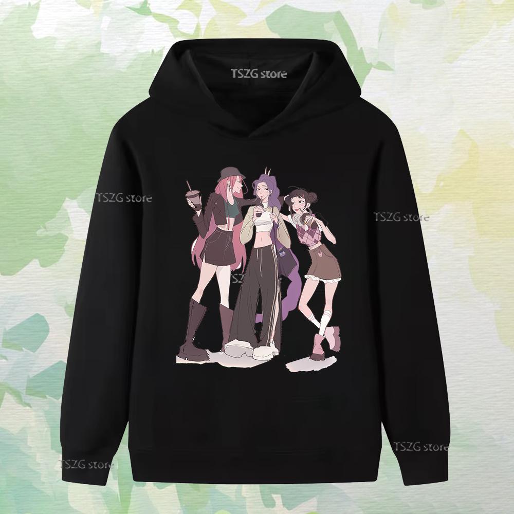 Kinder Langarmkleidung Gewalt Aufgedruckt Mädchengruppenmode Junge Mädchen Herbst Lässig Bequem Fleece Kapuzensweatshirt