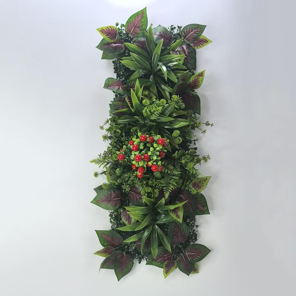 25x75CM Artificial Fern Green Wall Panel for Home Decoration