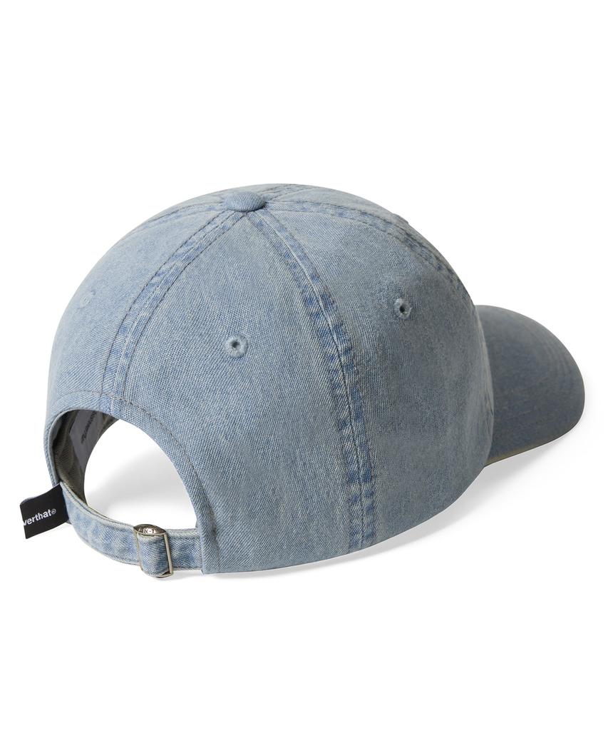 THISISNEVERTHAT Denim T-Logo Cap Washed Blue