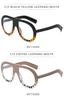 New Women's Large Frame European American Sunglasses - Trendy Goggle Style Fashion with High-End Feel