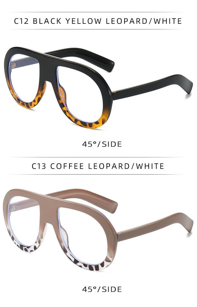 New Women's Large Frame European American Sunglasses - Trendy Goggle Style Fashion with High-End Feel