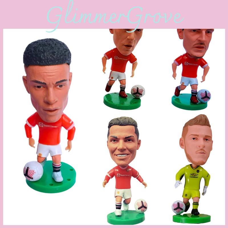 Soccer Player Mini Figures Sports Model Dolls For Home Decoration