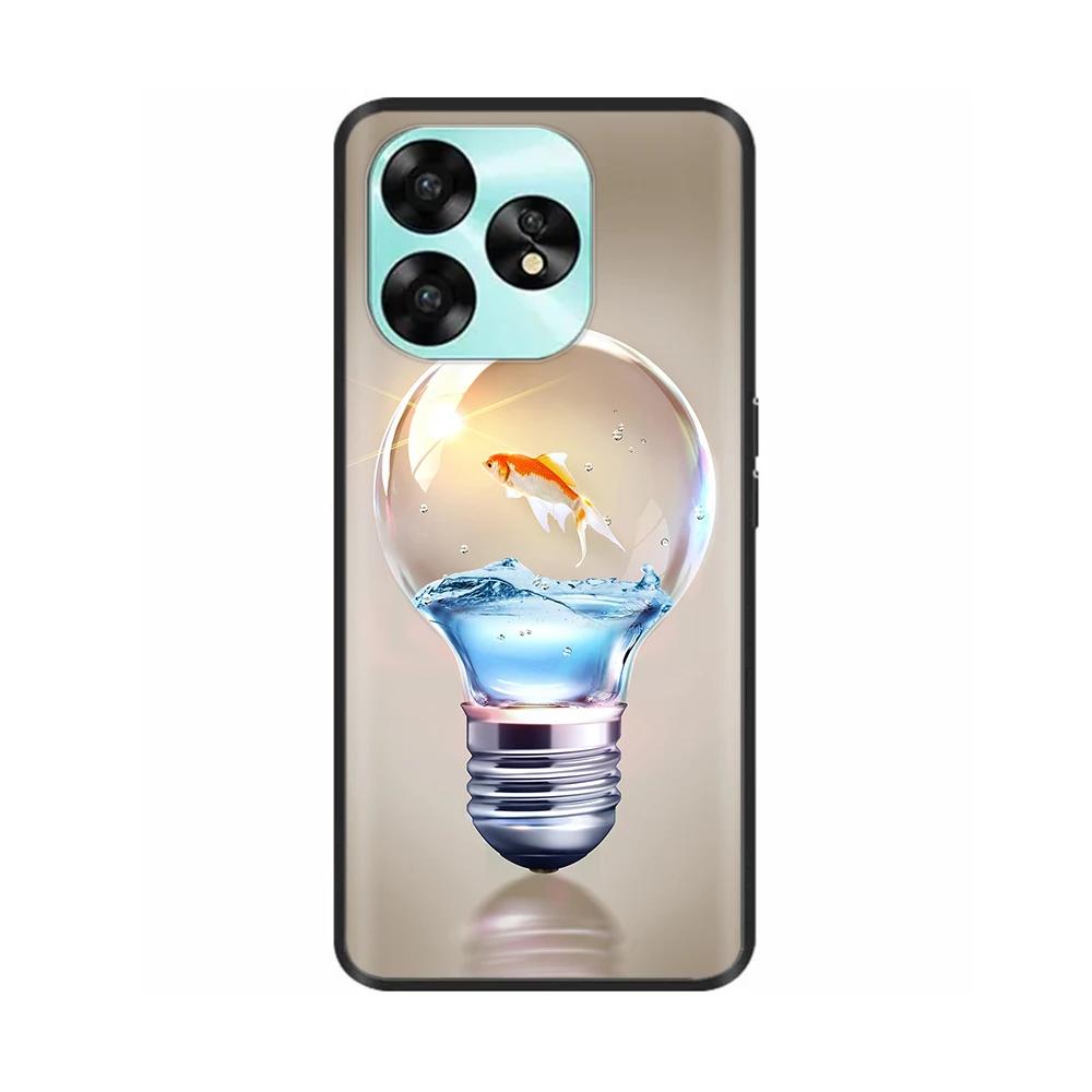 

Для UMIDIGI A15 Чохол A15C Coque Модний Милий Чорний М який Силіконовий Чохли для Телефона Для UMIDIGI A15C Funda A 15 UMIDIGIA15 Сумки UMIDIGI A15
