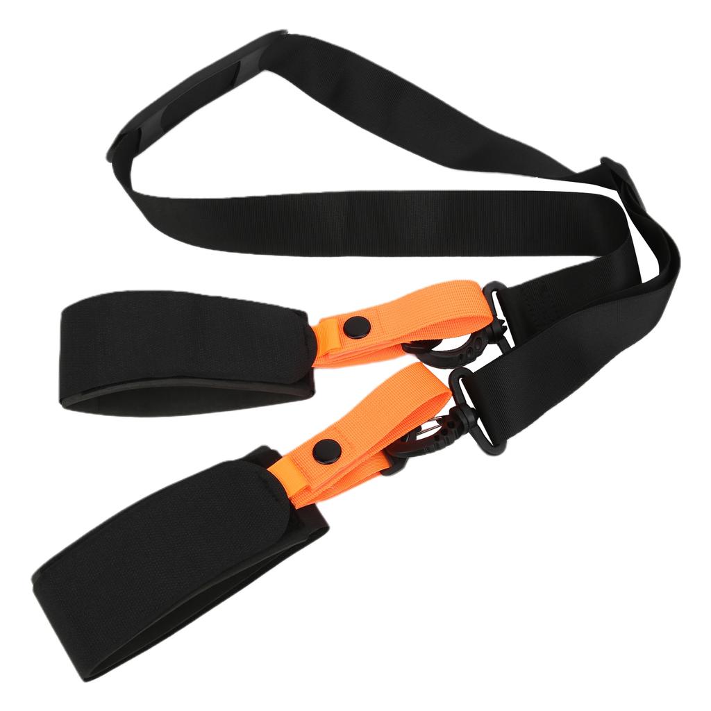 Snowboard Shoulder Straps Handle Double Skis Fixing Strap Sleigh Belt Adjustable Set