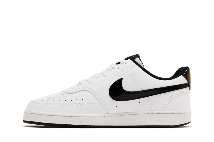Nike Court Vision Low White Black Metallic Gold