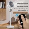 2026 USB Rechargeable Oscillating Floor Fan with LED for Indoor/Outdoor Use