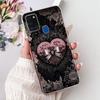 Clear For Samsung A21s SM-A217F SM-A217M Cover For Samsung Galaxy A21s Case Cute Luxury Butterfly Love Flowers Cool Painted