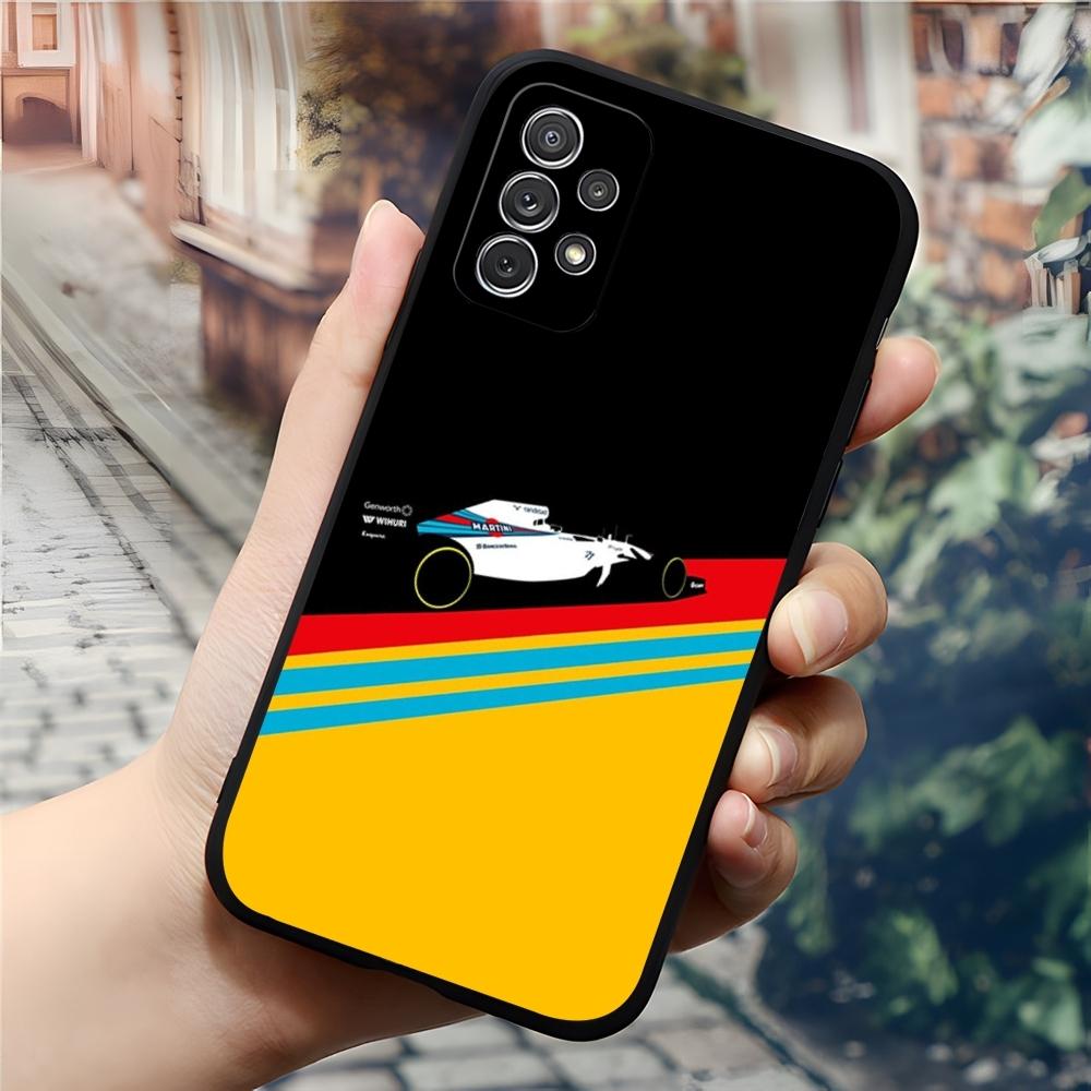 Martini Racing Horizontal Stripe Phone Case For Samsung Galaxy S24 S23 S26 S22 S25 S20 A16 S21 Ultra Fe Plus A54 A24 A53 Coque