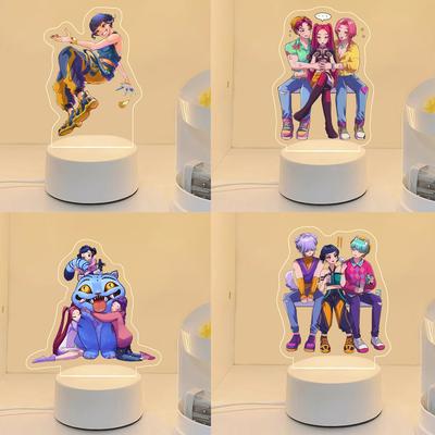 Svetlo pre K-Pop Lovcov Démonov Kawaii Zoey Rumi Mira Saja Chlapci Farebné Stolové Hviezdne Svetlo Jednofarebné 16 Farebné Svetlo Nočné Svetlo