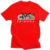 Custom TV Show Friends T Shirts for Men Pure Cotton Tees Tshirts Short Sleeve Fashion Tshirt Clothes