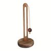 Solid Wood Paper Towel Holder Kitchen Punch-free Roll Paper Storage Rack Rag Plastic Wrap Bag Vertical Storage Rack