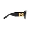 Versace Sunglasses With Lettered Lenses In Irregular Shape Women sunglasses Black VE4436UGB181