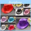 Hut Pailletten Trilby Kappe Pailletten Tanzparty Kostüm Mj Jazz Performance Fedora