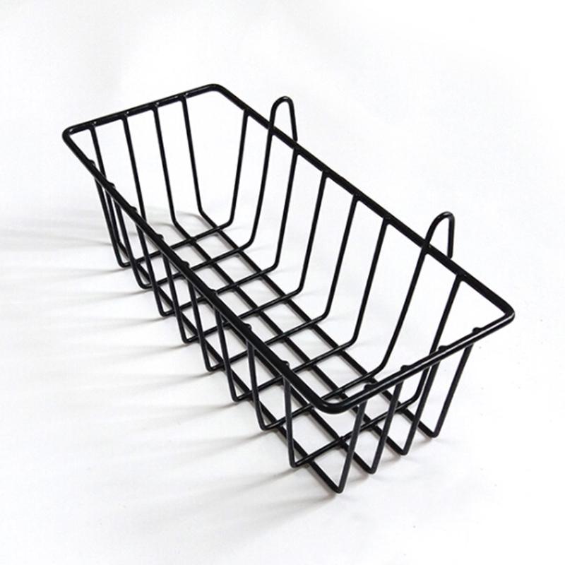 Home Wall Storage Rack with Hanging Basket for Small Items Storage