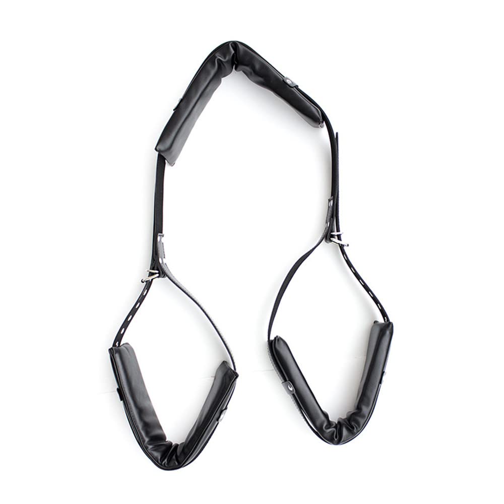 Samcos SM Restraints Legs Spreading Belt Restraints Both Legs Restraints Adjustable Adult Toys Legs Spreading Restraints SM Cosplay M-shaped M-shaped